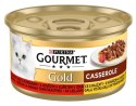 Gourmet Gold Wołowina i kurczak w sosie pomidorowym 85g