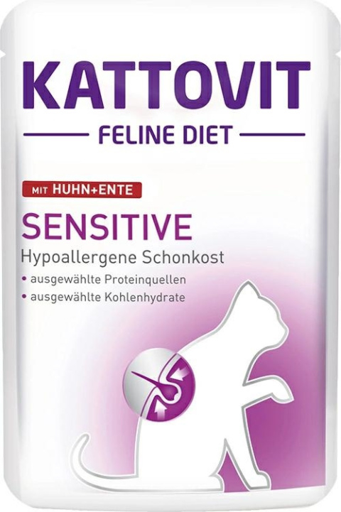 KATTOVIT SENSITIVE KURA KACZKA saszetka 85g