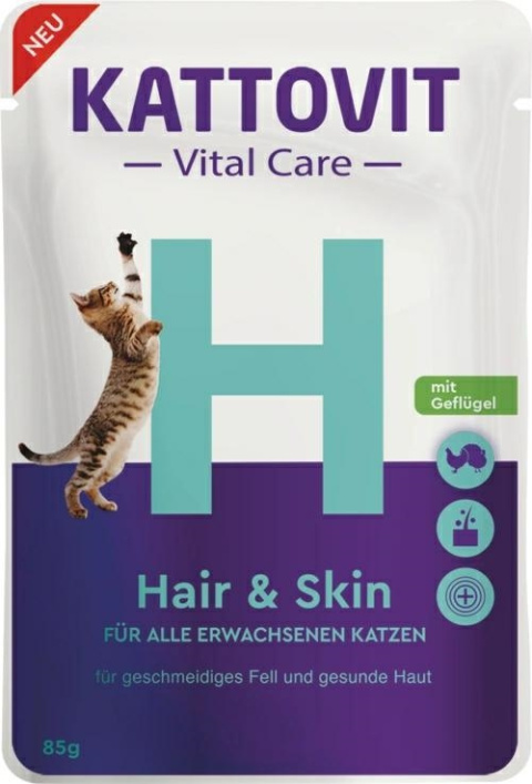 KATTOVIT VITAL CARE HAIR&SKIN saszetka 85g