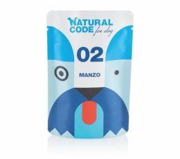 NATURAL CODE 02 WOŁOWINA saszetka 100g