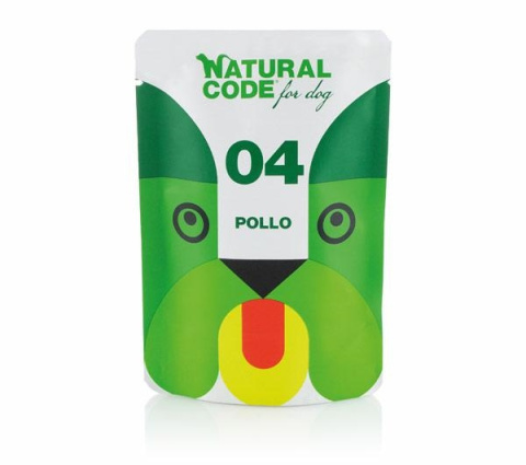 NATURAL CODE 04 KURCZAK saszetka 100g NATURAL CODE 04 KURCZAK saszetka 100g