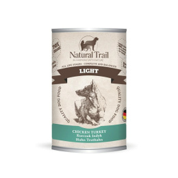 NATURAL TRAIL LIGHT CHICKEN, TURKEY puszka 400g