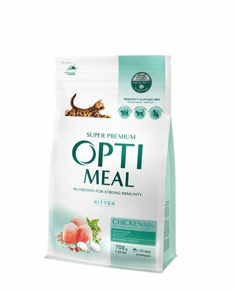OPTIMEAL KITTEN KURCZAK 700g OPTIMEAL KITTEN KURCZAK 700g