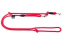 CHABA Smycz linka regulowana - 10mm x 138/260cm czerwona