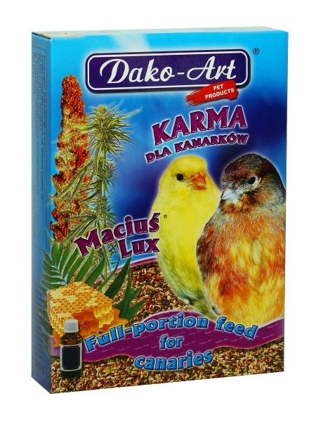 DAKO-ART MACIUŚ LUX karma DLA KANAR 500g DAKO-ART MACIUŚ LUX karma DLA KANAR 500g