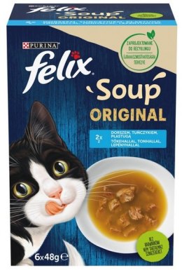 Felix Soup Original Rybne Smaki zestaw zup 6x48g