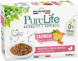 PNF PURE LIFE SALMON CARROTS CITRUS saszetki 12 x 85g