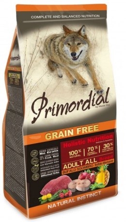 Primordial Dog Grain Free Adult Buffalo & Mackerel 12kg