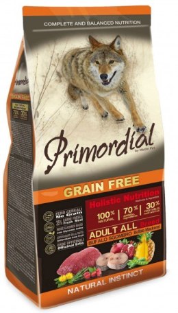 Primordial Dog Grain Free Adult Buffalo & Mackerel 2kg