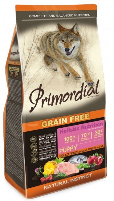 Primordial Dog Grain Free Puppy Chicken & Sea Fish 12kg Primordial Dog Grain Free Puppy Chicken & Sea Fish 12kg