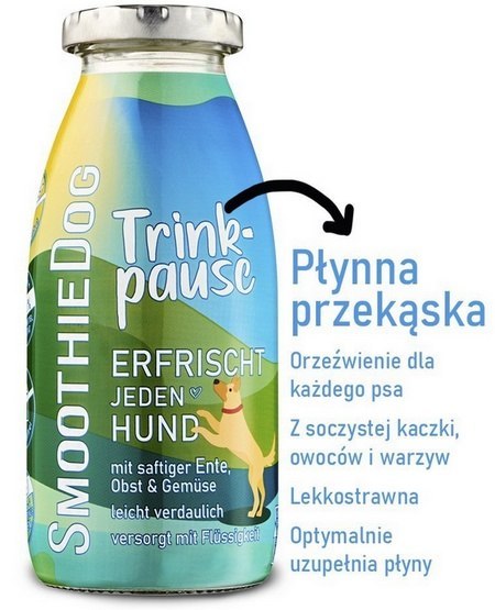 SmoothieDog Płynna przekąska - kaczka 250ml SmoothieDog Płynna przekąska - kaczka 250ml