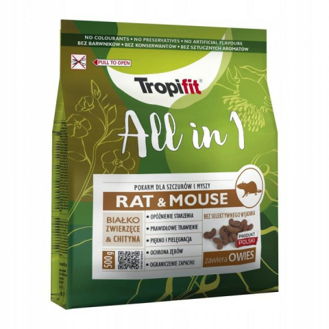 TROPIFIT ALL IN 1 RAT&MOUSE 500g