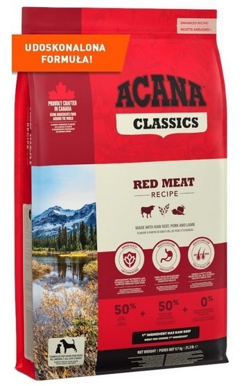 Acana Classics Red Meat Dog 9,7kg Acana Classics Red Meat Dog 9,7kg
