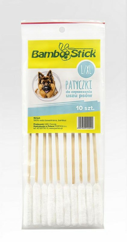 BAMBOOSTICK PATYCZKI DO USZU L/XL 10szt.