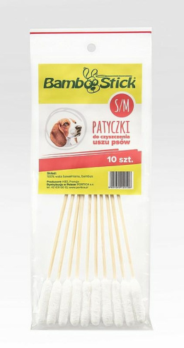 BAMBOOSTICK PATYCZKI DO USZU S/M 10szt.