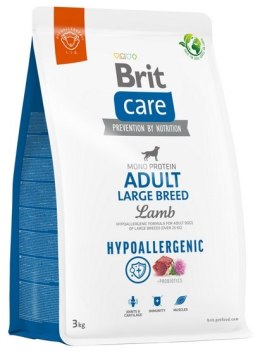 Brit Care Hypoallergenic Adult Large Lamb 3kg