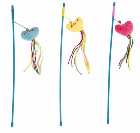 DUVO+ WĘDKA DLA KOTA "LOVE" Z FRĘDZLAMI 53cm DUVO+ WĘDKA DLA KOTA "LOVE" Z FRĘDZLAMI 53cm