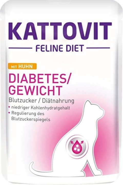 KATTOVIT DIABETES/GEWICHT KURA saszetka 85g KATTOVIT DIABETES/GEWICHT KURA saszetka 85g
