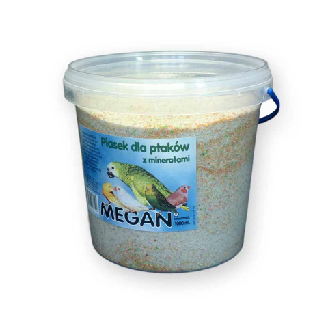 MEGAN PIASEK DLA PTAKÓW Z MINERAŁAMI 1 L MEGAN PIASEK DLA PTAKÓW Z MINERAŁAMI 1 L