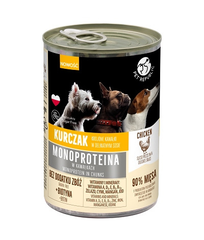 PET REPUBLIC MONOPROTEIN KURCZAK puszka 400g