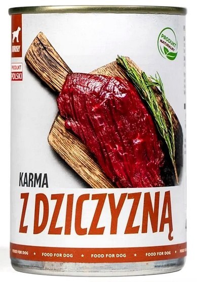 TUF TUF Mielonka z dziczyzną puszka 400g TUF TUF Mielonka z dziczyzną puszka 400g