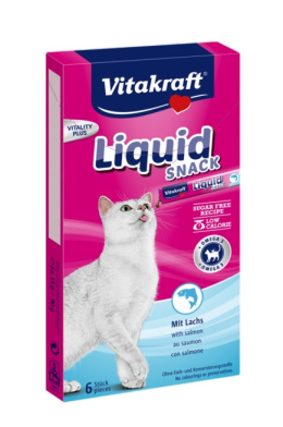 VITAKRAFT LIQUID-SNACK ŁOSOŚ 6 x 15g