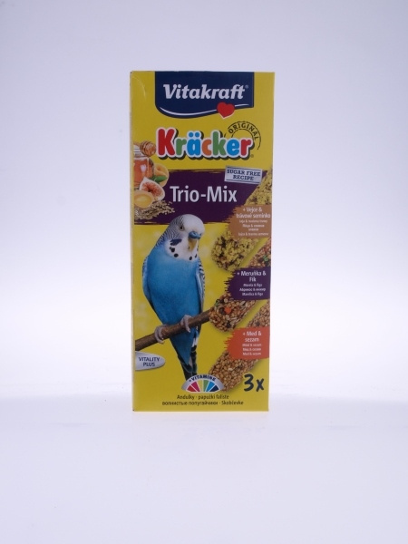 VITAKRAFT KRACKER KOLBY FALISTA TRIO-MIX JAJKO & MORELE & MIÓD 3szt. VITAKRAFT KRACKER KOLBY FALISTA TRIO-MIX JAJKO & MORELE & MIÓD 3szt.
