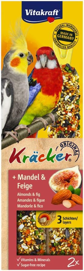 VITAKRAFT KRACKER KOLBY NIMFA FIGA & MIGDAŁ 2 szt. VITAKRAFT KRACKER KOLBY NIMFA FIGA & MIGDAŁ 2 szt.
