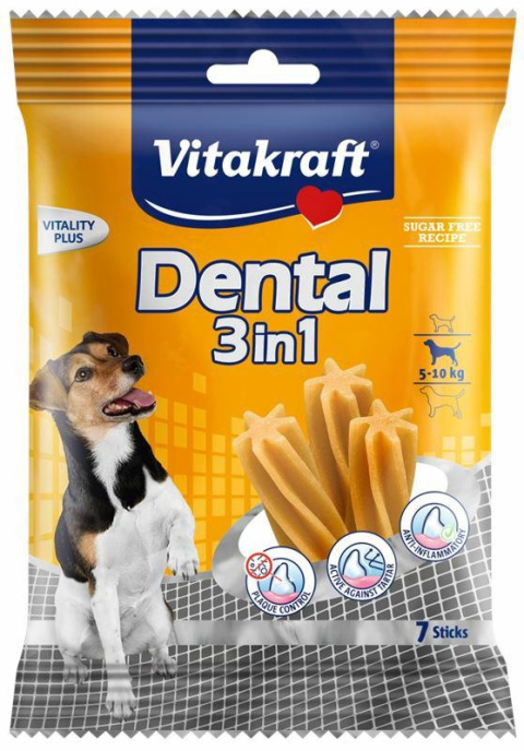 VITAKRAFT DENTAL 3in1 5-10kg 120g VITAKRAFT DENTAL 3in1 5-10kg 120g