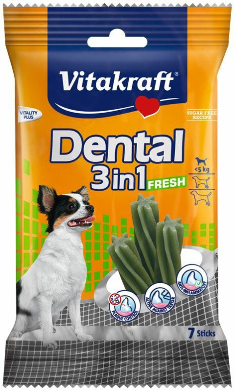 VITAKRAFT PIES DENTAL 3in1 FRESH