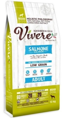 Vivere Dog Medium Adult Salmon 12kg