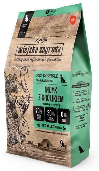 Wiejska Zagroda Indyk z królikiem small 9kg