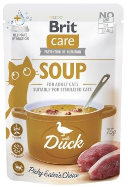 Brit Care Cat Soup Duck saszetka 75g