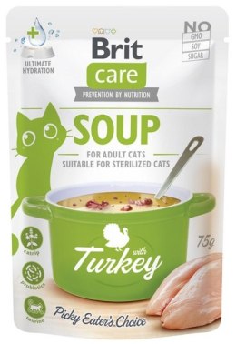 Brit Care Cat Soup Turkey saszetka 75g