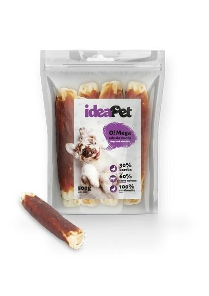 IDEAPET PAŁKA Z KACZKĄ XL 500g