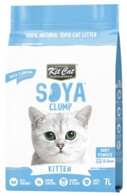 Kit Cat Żwirek ECO SoyaClump Baby Powder 7L / 2,5kg