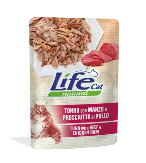 LIFE CAT TUNA /BEEF/HAM saszetka 70g LIFE CAT TUNA /BEEF/HAM saszetka 70g