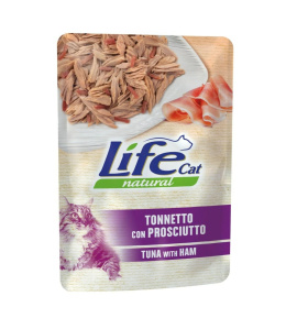 LIFE CAT TUNA + HAM saszetka 70g