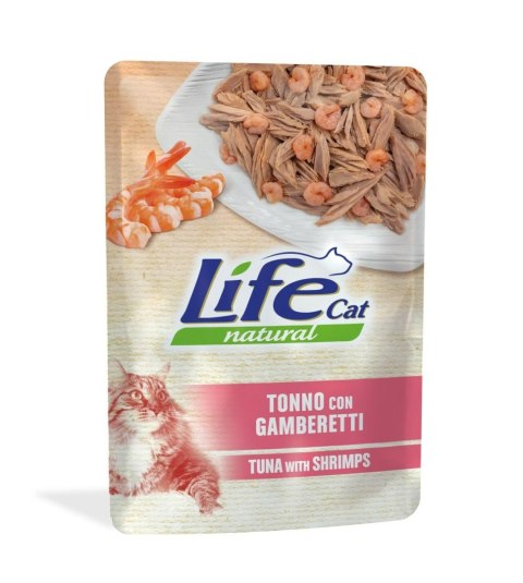 LIFE CAT TUNA/SHRIMPS/CARRORTS saszetka 70g