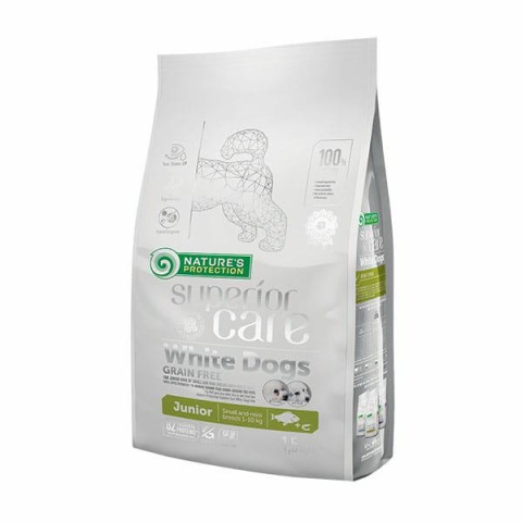 NATURES PROTECTION SUPERIOR CARE WHITE DOG JUNIOR SMALL FISH 10kg