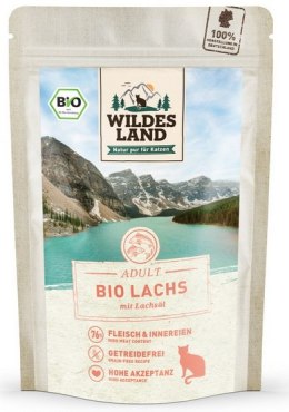 Wildes Land Cat Bio Lachs Pur saszetka 85g