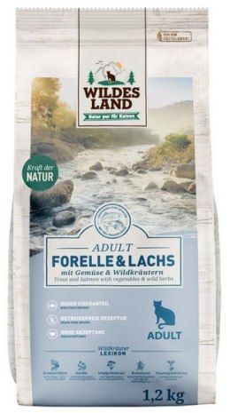 Wildes Land Cat Classic Adult Forelle & Lachs 1,2kg