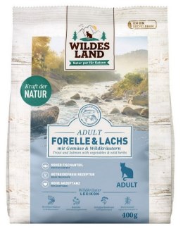 Wildes Land Cat Classic Adult Forelle & Lachs 400g