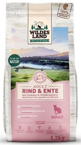 Wildes Land Cat Classic Adult Rind & Ente 1,2kg