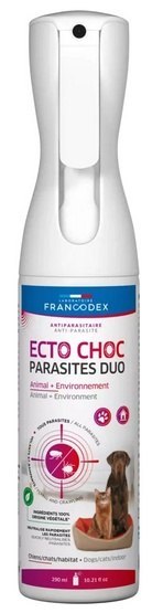 Francodex Ecto Choc Parasites Duo Mgiełka przeciwpasożytnicza dla psów i kotów 290ml