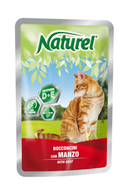 LIFE CAT NATUREL wołowina saszetka 100g
