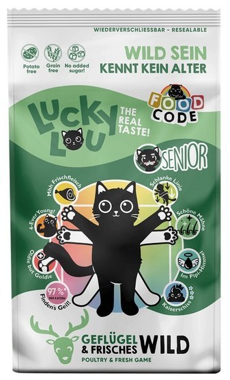 Lucky Lou Food Code Lifestage Senior Geflugel & Wild 1,7kg