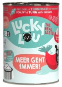 Lucky Lou Lifestage Adult Drób i tuńczyk puszka 400g