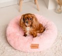 MIMIKO Pets Legowisko Shaggy okrągłe L 60cm różowe