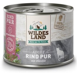 Wildes Land Cat Classic Adult Rind Pur puszka 200g